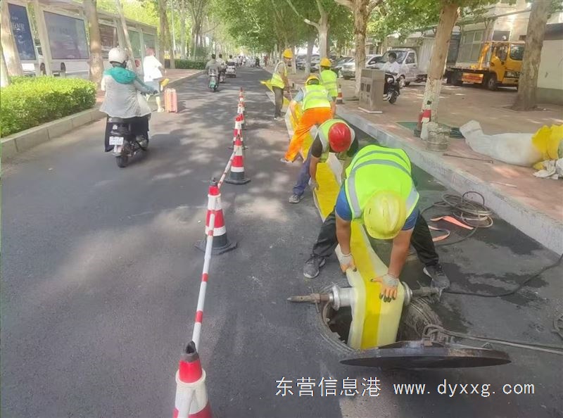 东营市琴城环境科技市政管网清淤 CCTV 检测非开挖修复上门勘测施工